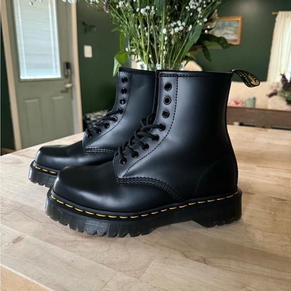 Dr. Martens 1460 Bex Squared Lace Up Boots - Picture 2 of 5